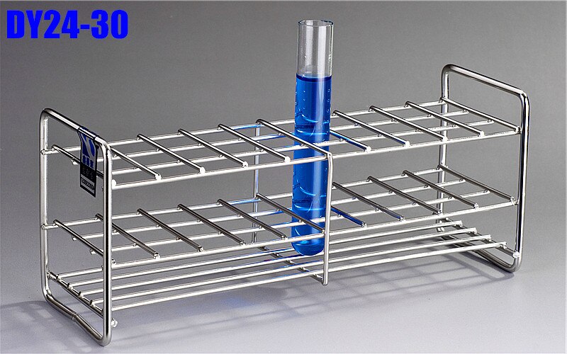 Wire Test Tube Rack 95*298*105mm Stainless Steel 30Holesx26mm-Single
