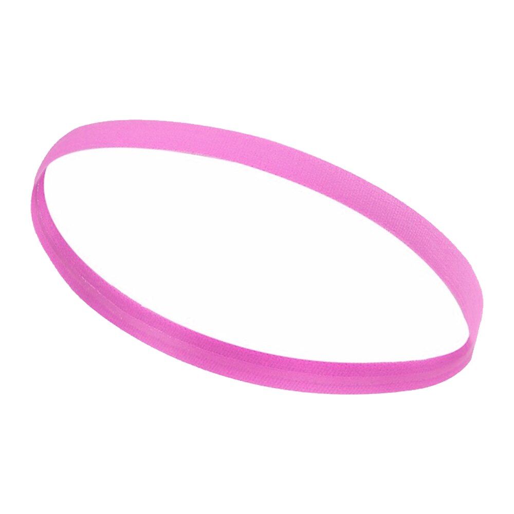 Yoga hårbånd elastisk sports pandebånd gym skridsikker fodbold kører fitness svedbånd elastisk gummi svedbånd
