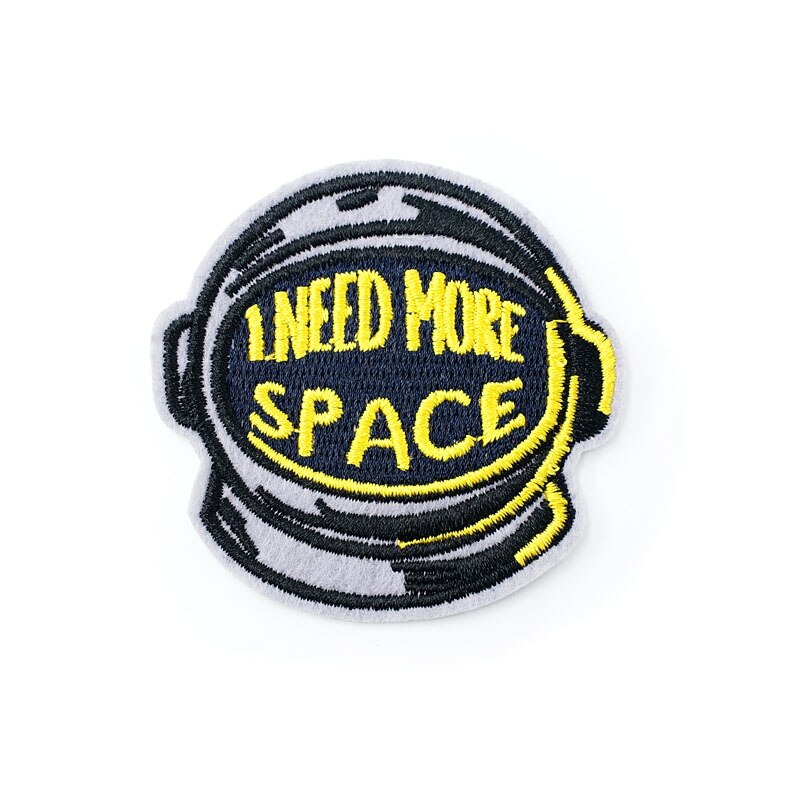 Ik heb nodig... maat :6.2 x 6.3cm stoffen strijkpatch badge geborduurde badges abstracte kinderpatches voor kleding stickers 0107