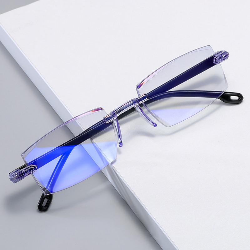 Gafas graduadas para miopía, lentes ópticos de negocios recortados, Anti-1,0-1,5-2,0-2,5-3,0-3,5-4,0