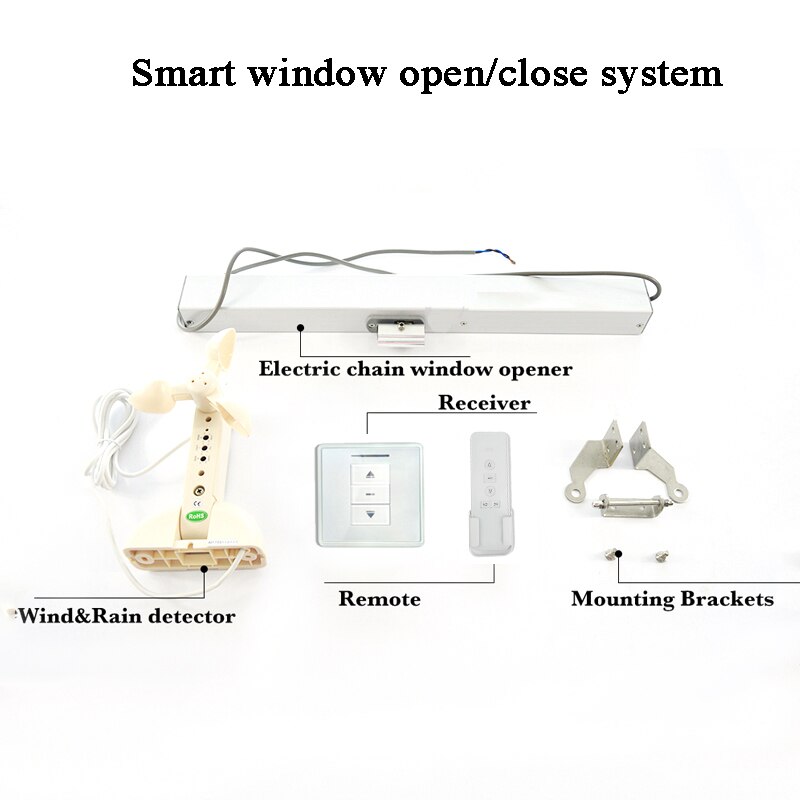 DC12V Wired Wireless Weather Sensor Wind Sensor Rain-Sensitive Close Window Curtain Blinds Water Probe Rain detector