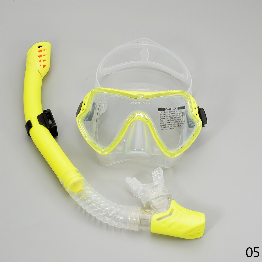 Professionelle Tauchen Masken Schnorcheln Set Erwachsene Silikon Rock Anti-Fog Goggles Gläser Schwimmen Angeln Pool Ausrüstung: 05