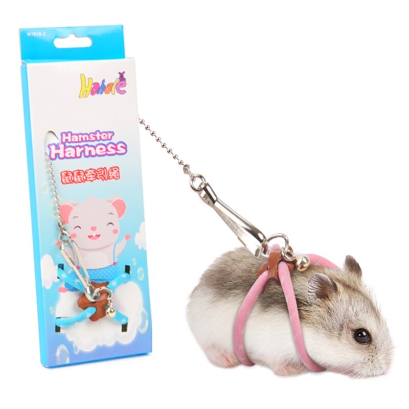 Adjustable Soft Harness Leash Bird Parrot Mouse Hamster Ferrets Rat Small Pet Pig Traction Rope Lead Strap