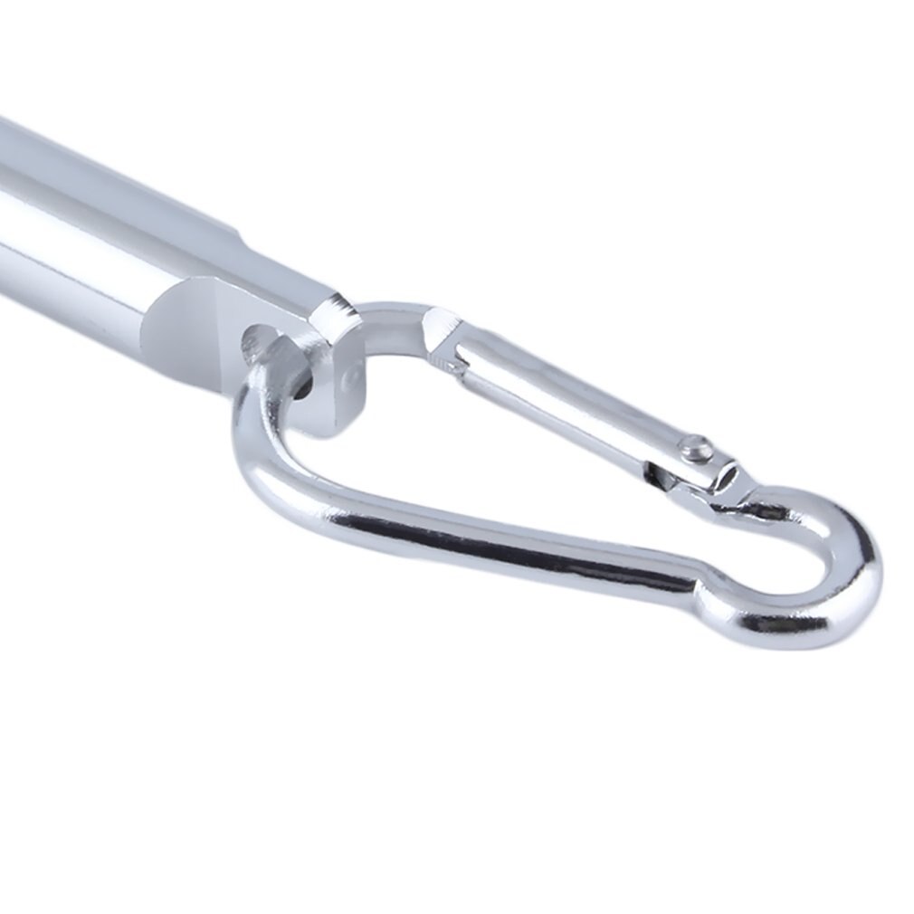 Mini Flashilight torch Carabiner Keychain Hook Lamp Portable 5 LED Mini Flashlight Light Torch Aluminum Keychain