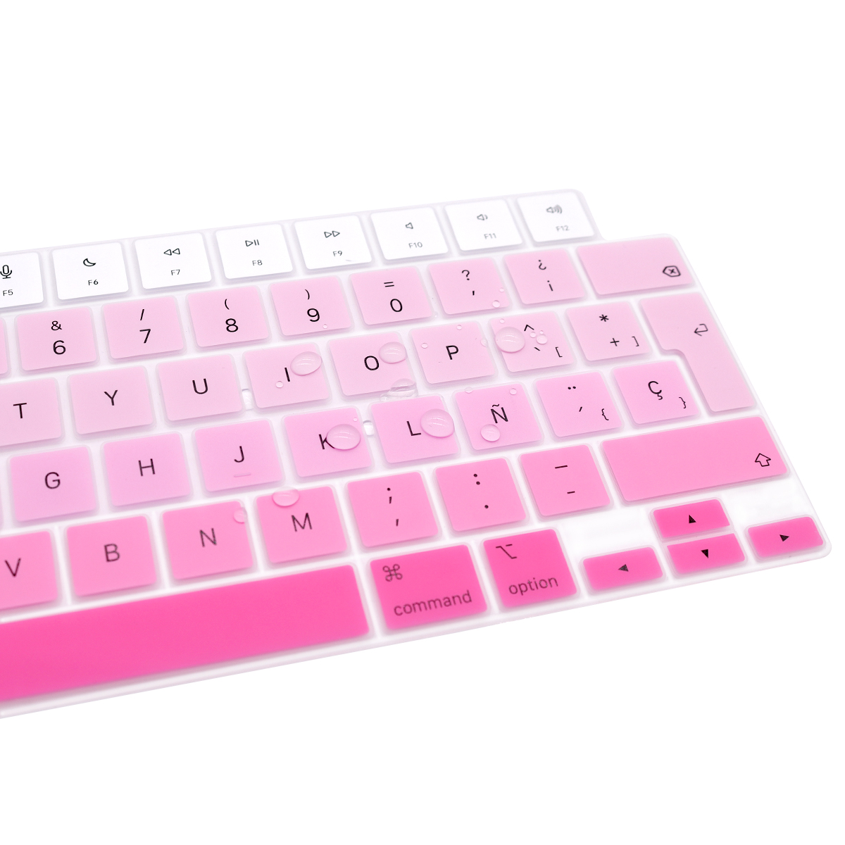 Farve silikone spansk/chile tastatur skin cover til macbook pro 14 a2442 m1 chip pro 16 m1 max  a2485 tastatur cover