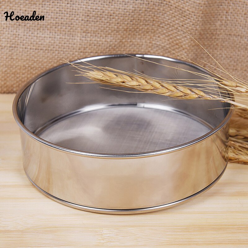Utensilios de cocina de acero inoxidable, tamiz para harina, té, Pasta, tamiz, malla para harina, arroz, utensilios de pastelería