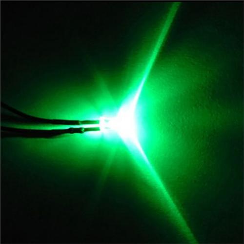 10Pcs 20cm 3mm/5mm LED Lamp Cable Bulb Pre-wired DC Emitting Diode Light Red/Green/Blue/RGB 5V 12V Voltage Lamp Cable: 5mm Green