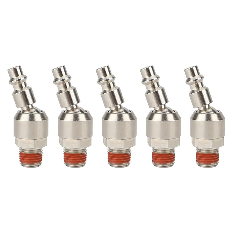1/4 Inch Swivel Air Plug, Air Tool Fittings, 1/4 Inch NPT Male Industrial Swivel Plug, 1/4 Inch Air Fittings And Plug: Default Title