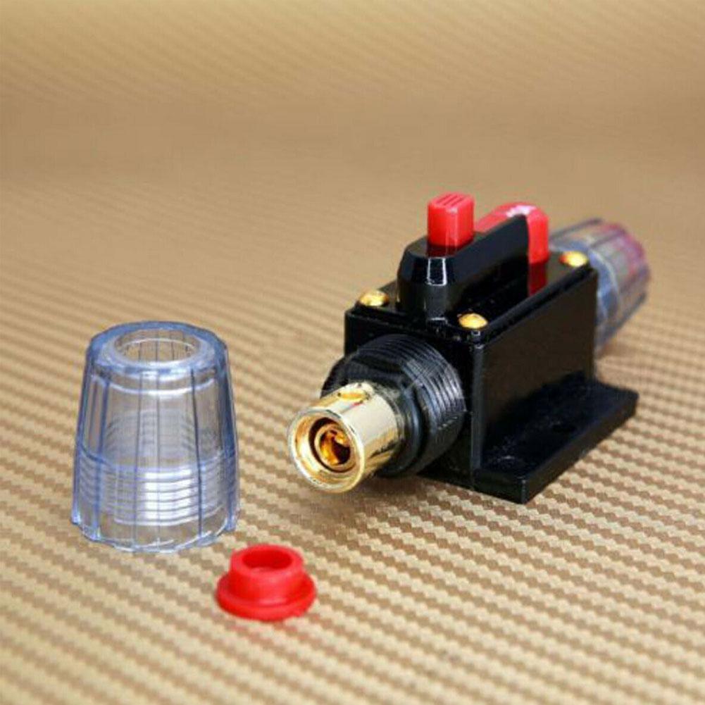 12V 24V 20-100A Auto Car Stereo Audio Thermal Circuit Breakers Reset table Fuse Holder overload Protector Push Button Switch
