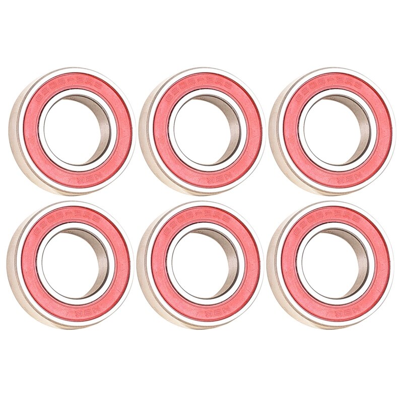 6 rodamientos de buje de bicicleta Palin NBK 6902-2RS para KOOZER XM490 XM460 BM440, buje Fastace: Default Title