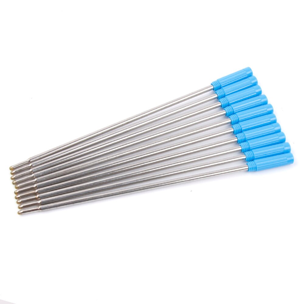 10pcs Cross Style Ballpoint Pen ink Refills Suit BLACK and Blue Useful Office School Promotional PEN