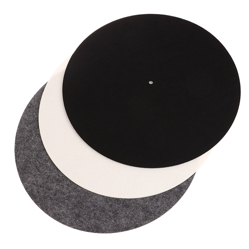 Alfombrilla antideslizante de fieltro para tocadiscos, alfombrilla para placa giratoria de vinilo LP, reemplazo de Audio, accesorios DIY, alfombrilla gruesa para tocadiscos audiófilos, 1 ud.