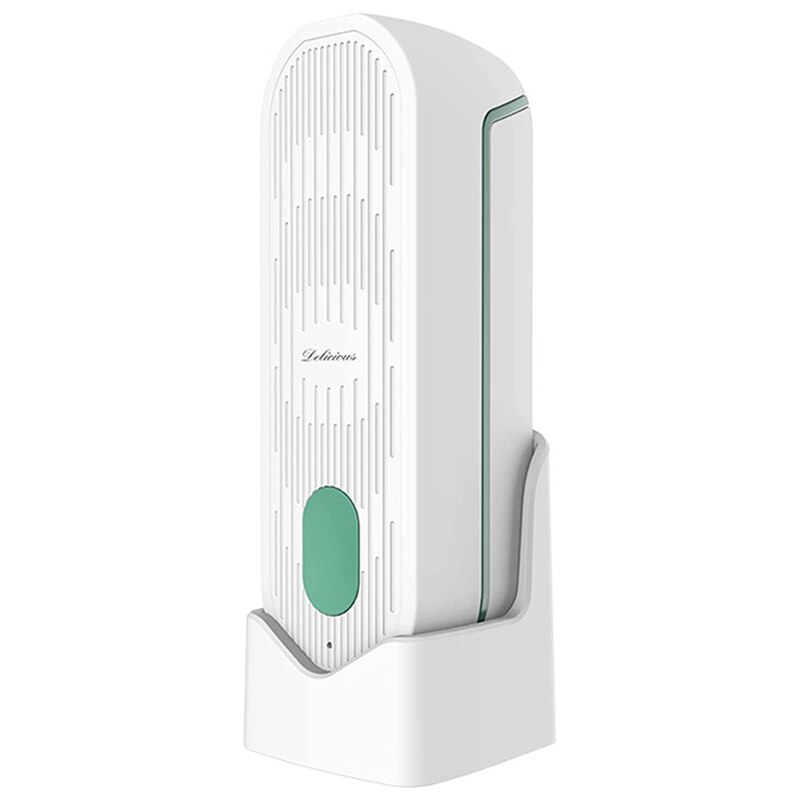 Automatic Air Freshener Air Freshener Dispenser Wall Mounted Desktop Air Freshener USB Rechargeable: White Green