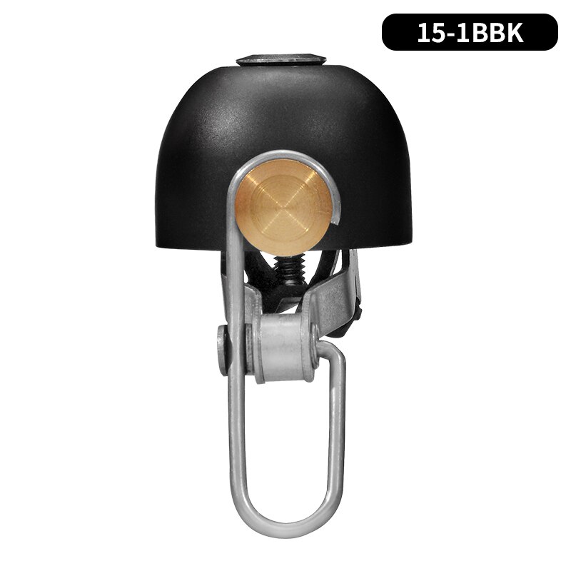 Rockbros Fietsbel Aluminium Gewone Klassieke Stuur Bike Bell Fietsen Ring Geluid Mtb Racefiets Hoorn Fiets Accessoires: 15-1BBK