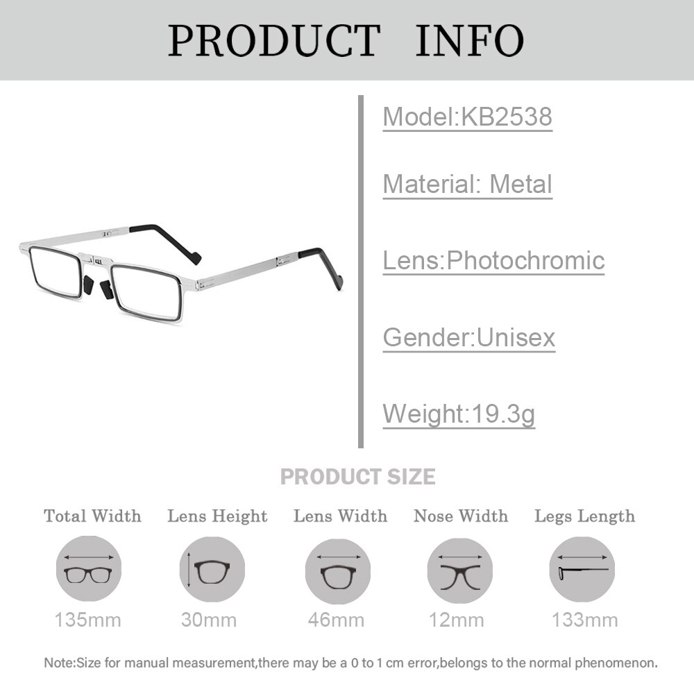 KAEDEK gafas de lectura plegables con bloqueo azul para hombres y mujeres 2025, gafas plegables sin tornillos para presbicia, hipermetropía, dioptrías