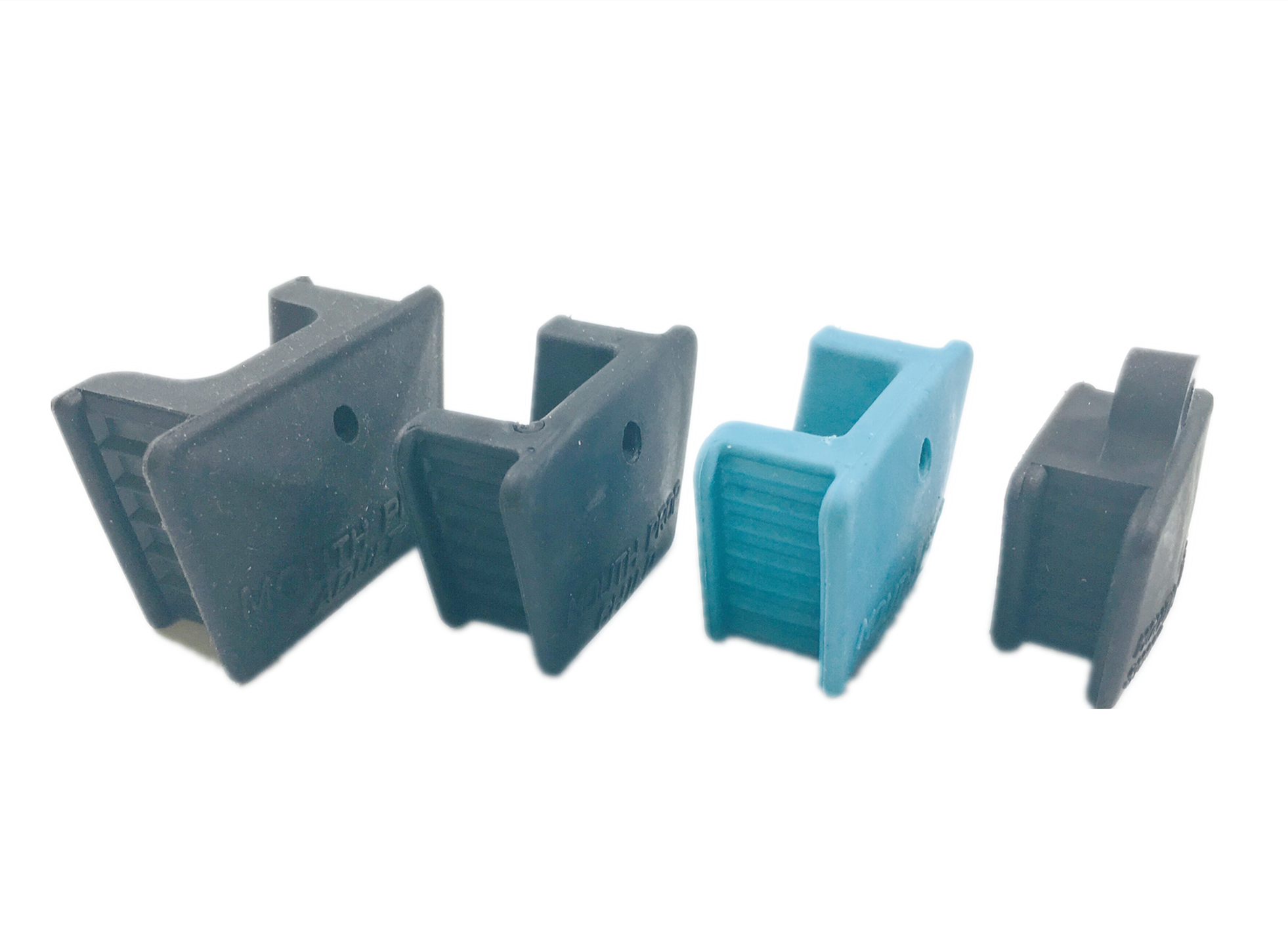 2pcs/Box Dental Silicone Mouth Prop Bite Block Tongue Piercing SS Inner LMS Durable 135℃