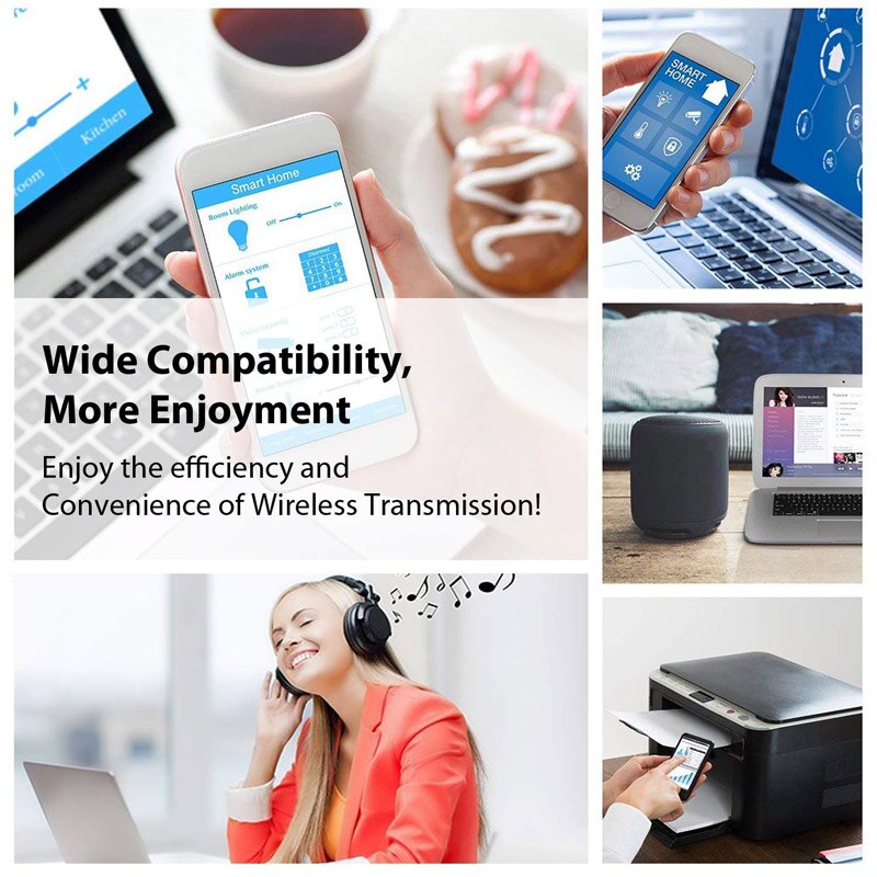 Wireless USB Bluetooth Adapter CSR 4.0 Dual Mode Mini Bluetooth Dongle Transmitter for PC Windows 10 8 Win 7 Vista XP Linux