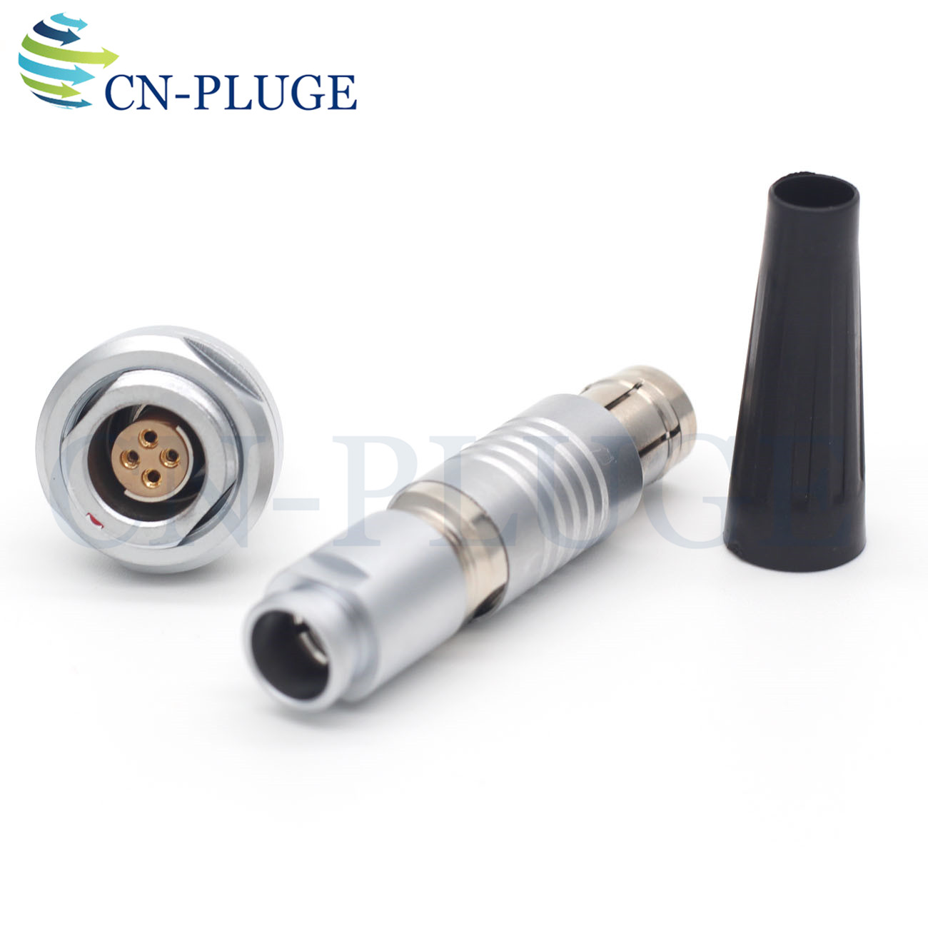 Compatible With Fischer 102 0F 2 3 4 5 7 9-Pin Metal Push-Pull Self-Locking Connector Half Moon Positioning Plug And Socket