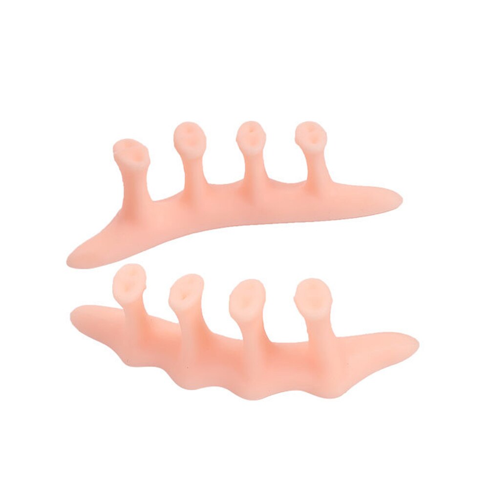 1 paar Zachte Voetverzorging Tenen Hallux Valgus Afscheiders Bunion Relief Corrector: Default Title