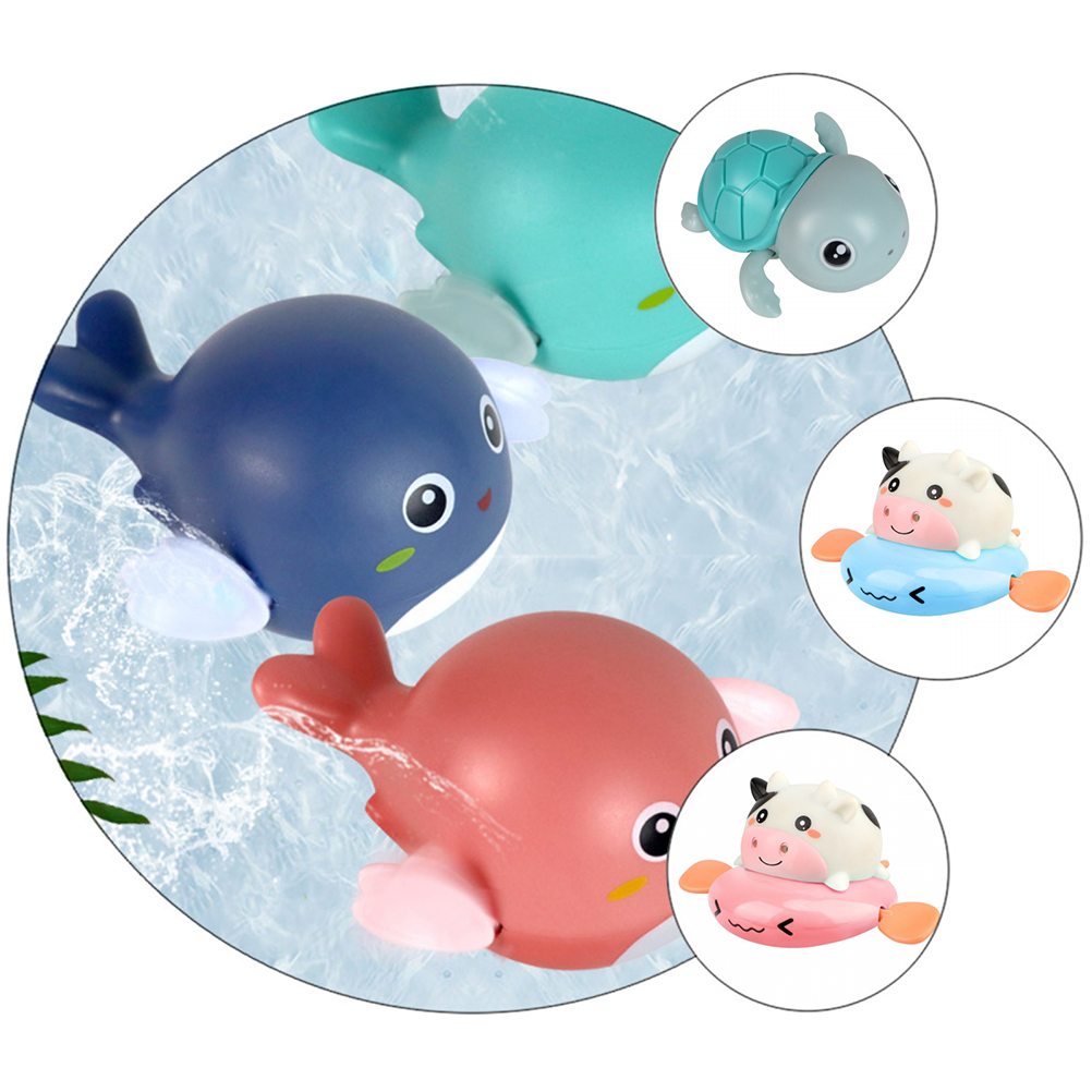 6 Pcs Interesting Wind-up Toys Durable Clockwork Toys Plastic Baby Shower Toys