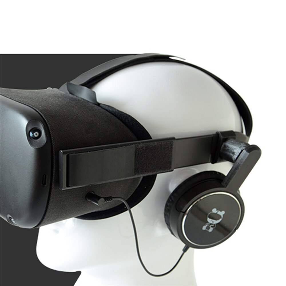 Profissional prendido fone de ouvido substituição vr jogo fechado fone de ouvido 3.5mm para oculus quest vr fone de ouvido acessórios peças