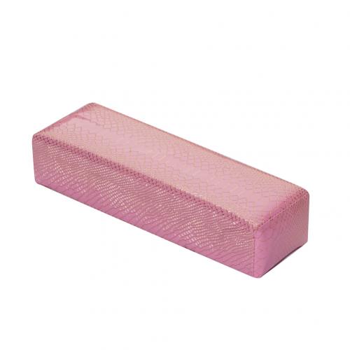 Schlange Haut Tisch Pad Hand Kissen Schwamm Arm Rest Kissen Nail art Weiche Hand Ruht Nagel Matte Pad Salon Maniküre werkzeug: Pink Hand Pillow