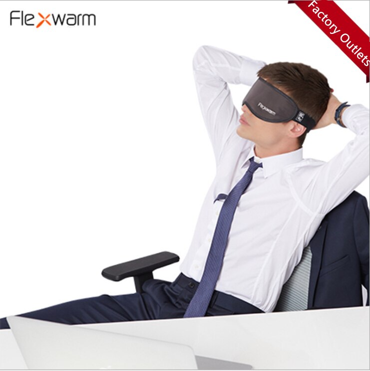 FlexWarm Electrci Eye Messagers Mask Compress USB Charging with Auto Timer for Office Home Travel Messagers
