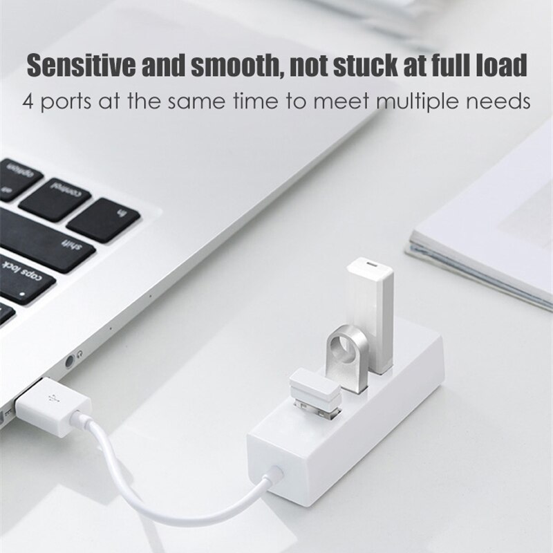 4 Port USB 2.0 Hub Adapter Mini USB Switch For PC Laptop Windows Surface Multi USB Splitter For Dell Macbook Air Pro Accessories