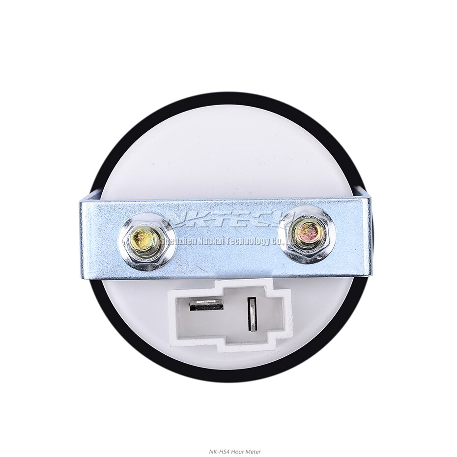 NKTECH Quartz Hour Meter Round NK-HS4 Meters Time Running Counter For Excavator Engineering Vehicle Generator Tractor Boats ATV