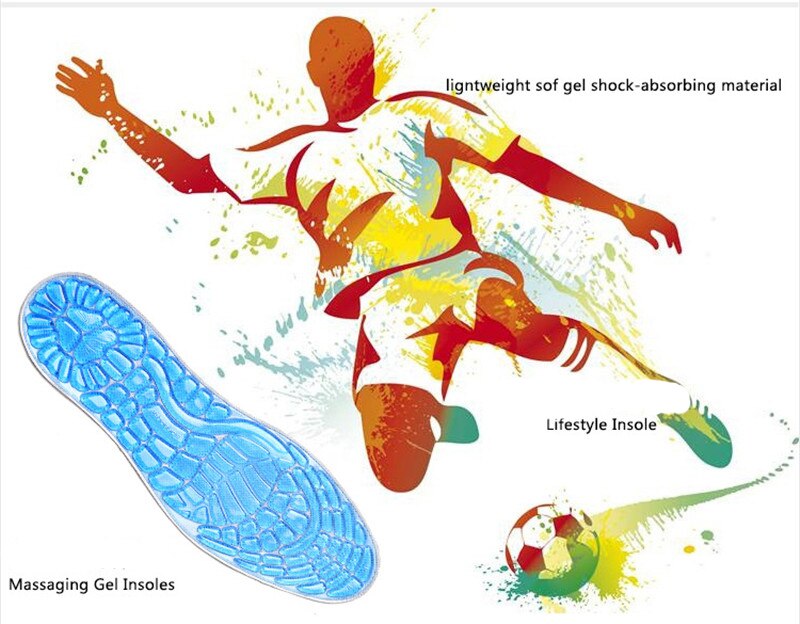 Arch Suport Insoles Women Unisex Arch Support Sport Shoe Insoles Insert Cushion for Men Women Sweat Breathable Silicone Damping