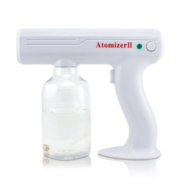 800ML Handheld Sanitizer Sprayer Atomization Disinfection Blue Light Nano Steam Gun Sterilizing Nano Spray Gun For Home Office