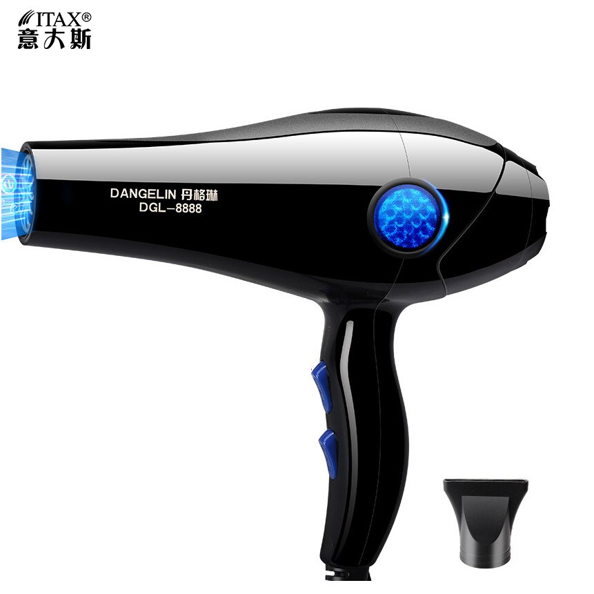 Föhn high power salon professionele 6000 blauw negatieve ionen warme en koude wind huishoudelijke X-7724A