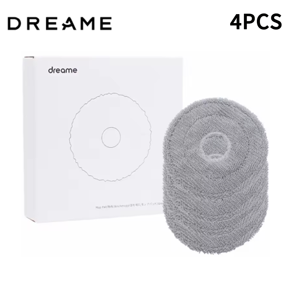 Dreame X30 Ultr/X40 Ultra/X50 Ultra Mop Cloth Parts Dreame L10s Pro Ultra Heat / L20 Ultra Rotary Mops Pad Original Accessories: Dark Grey