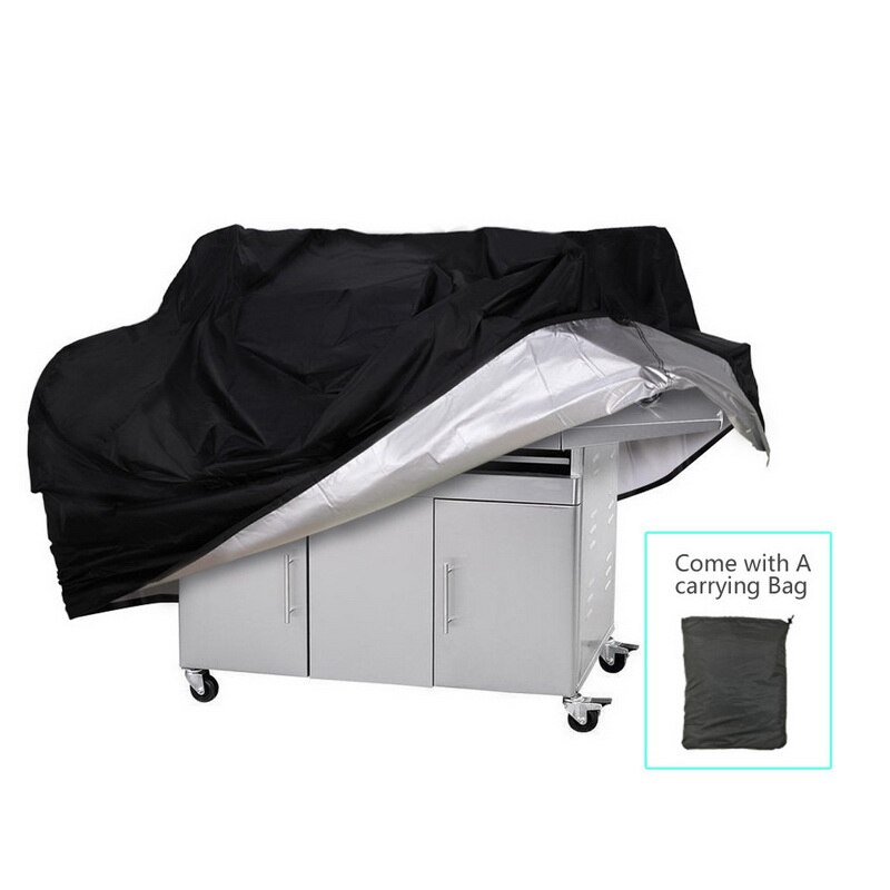 Bache Barbecue Black Waterproof BBQ Cover Outdoor Rain Grill Barbacoa Anti Dust Protector For Gas Charcoal Electric Barbe