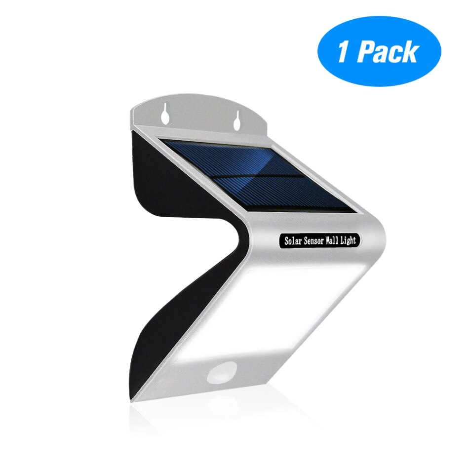 Solar Lights PIR Motion Sensor Wall Lights IP65 Waterproof Sensor Activated Auto On/Off Porch Lights Night: 1PCS