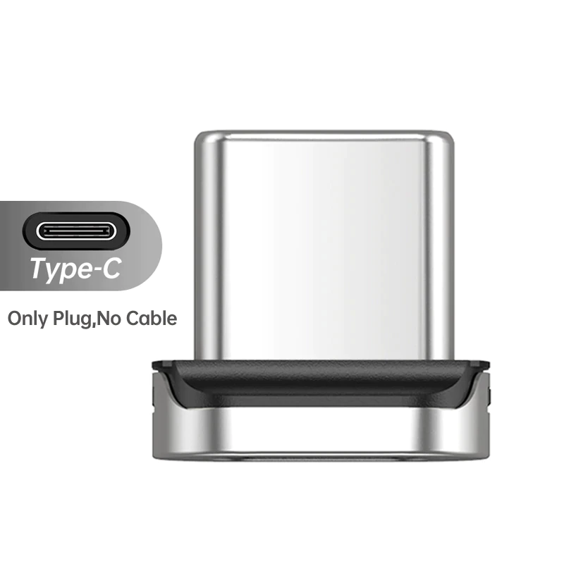 Kuulaa magnetische oplaadkabel usb type c micro-oplaadkabel voor iphone 12 11 samsung huawei xiaomi snellaadkabel usb-kabel: Alleen kabel voor type c