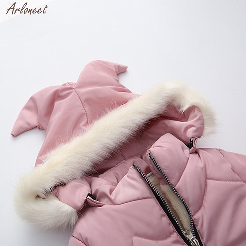 Manteaux d'hiver épais Zip pour enfants filles | Sweat à capuche , manteaux et hauts, vêtements d'extérieur,