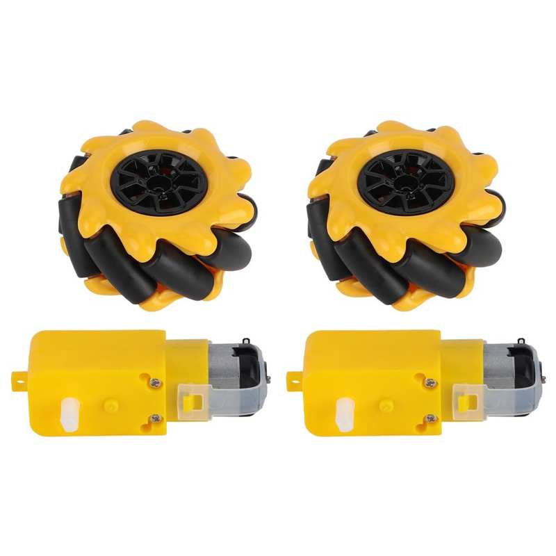 ZIBOXI Kit de châssis de Voiture Intelligente Robot Mecanum 4 Roues motrices, capacité de Charge