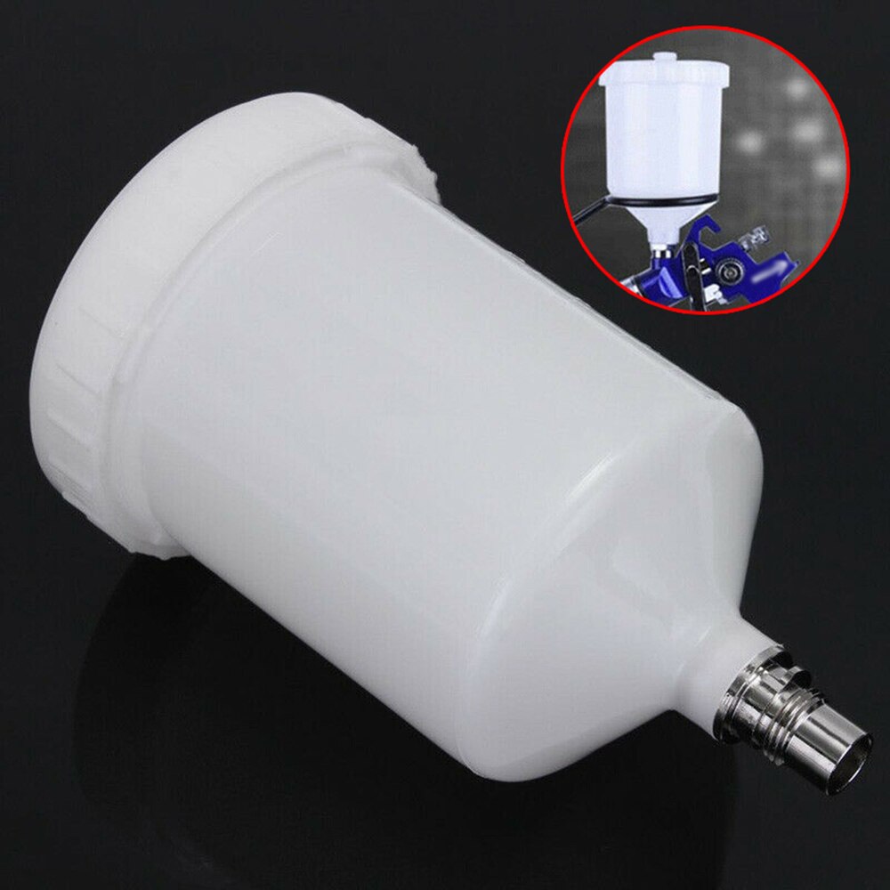 HVLP Spray Cup Pot Replacement Tool 600ML Plastic Paint For SATA Sprayer