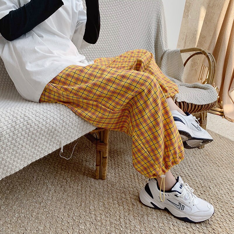 Privathinker homme femme rue Style Plaid pantalon Mans femme décontracté droit décontracté pantalon mâle Hip Hop vêtements bas