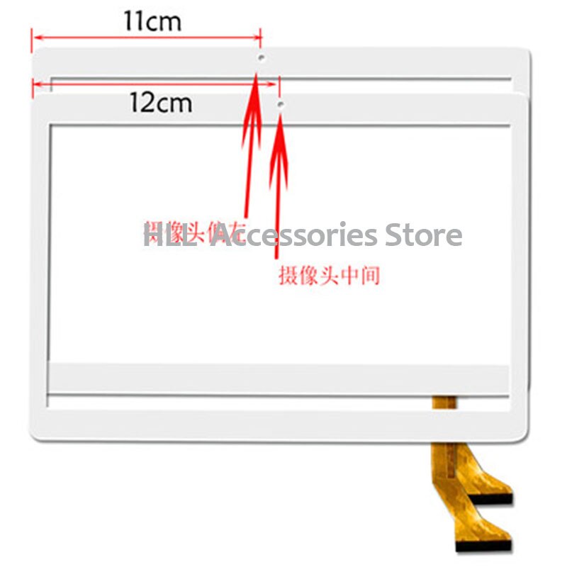 Voor 10.1 Inch CH-10114A5J-S10 CH-10114A5 J-S10 Zs Tablet 2.5D Touch Screen Panel Digitizer Sensor Vervanging