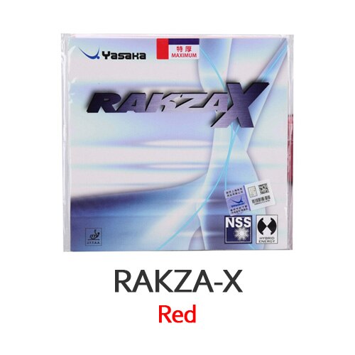 Yasaka rakza x blød bordtennis gummipips-in yasaka original rakzax / rkx soft yasaka ping pong svamp: Rakza x rød