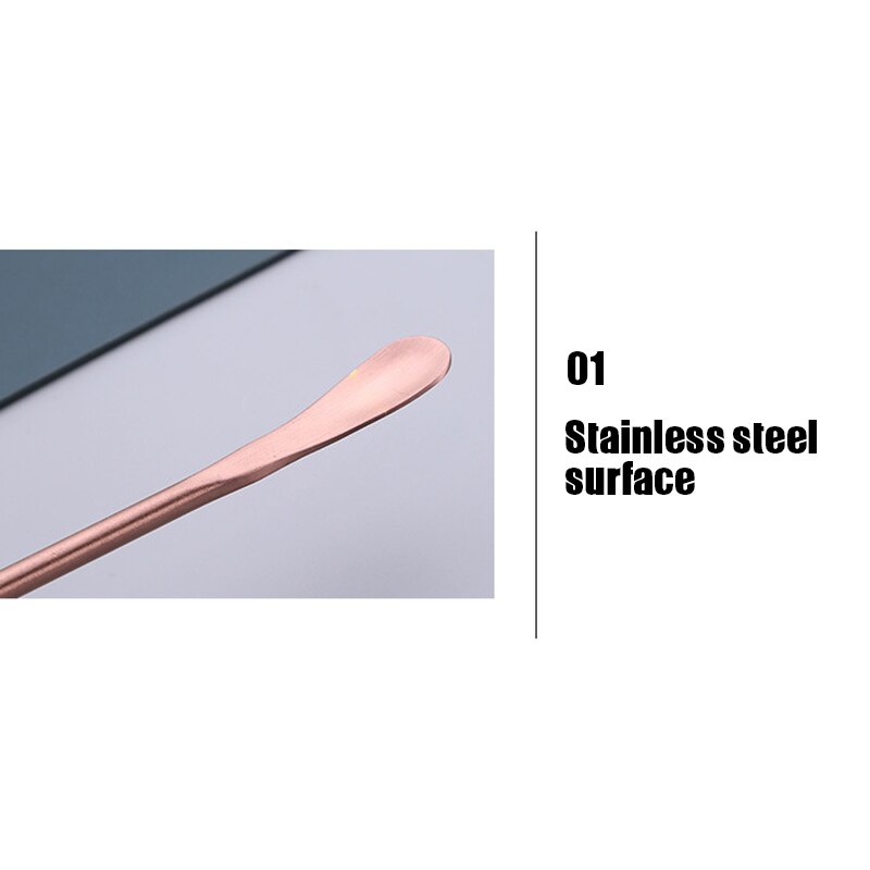 Korean Style Long Handle Mixing Spoon 304 Stainless Steel Wine Coffee Stirring Spoon Stirring Rod BJStore