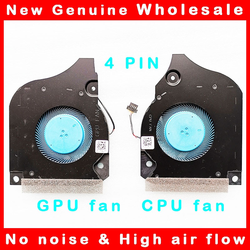 Laptop cpu gpu cooling fan cooler radiator For Dell inspiron Game book 17 G7 7790 NS8CC08-18G29 NS8CC09-18G30 12V 0.5A