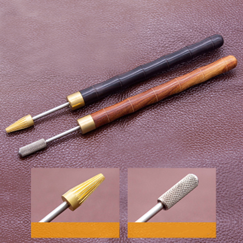Oil Painting Pen DIY Leathercraft Speedy Edge Brass Head Leather Edge Pen Applicator Edge Paint Roller Pen Top Edge Dye Tools