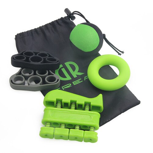 Hand Grip Strengthener Exerciser Kit Hand Strength Grip & Finger Stretcher Strength Trainer for Arthritis Carpal Tunnel Exercise