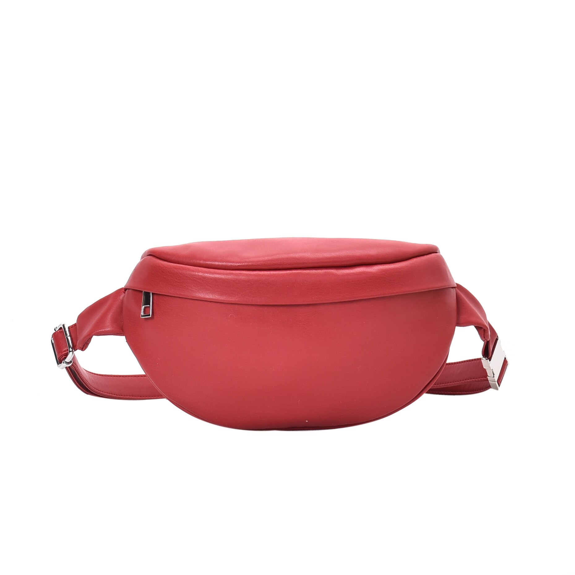 Casual Waist Bag Women Chest Bag Shoulder Bags Female PU Leather Belt Bags Female Bolso Fanny Pack: Burgundy