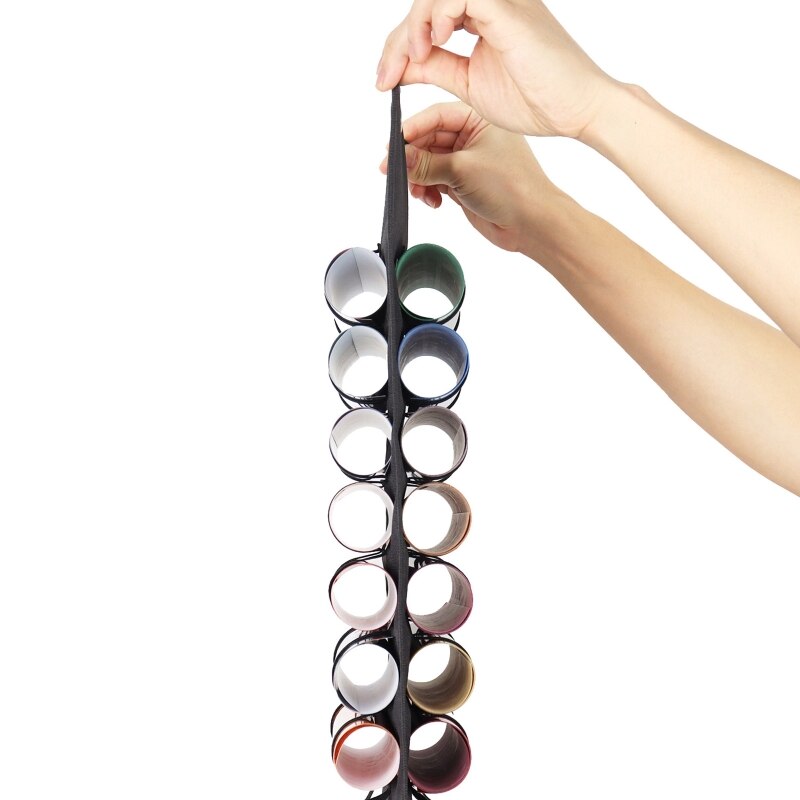 448B Vinyl Storage Rack Vinyl Organizers Holder Holds up to 48 Rolls Wall-Mount Vinyl Holder Bag for Craft Room Organizers