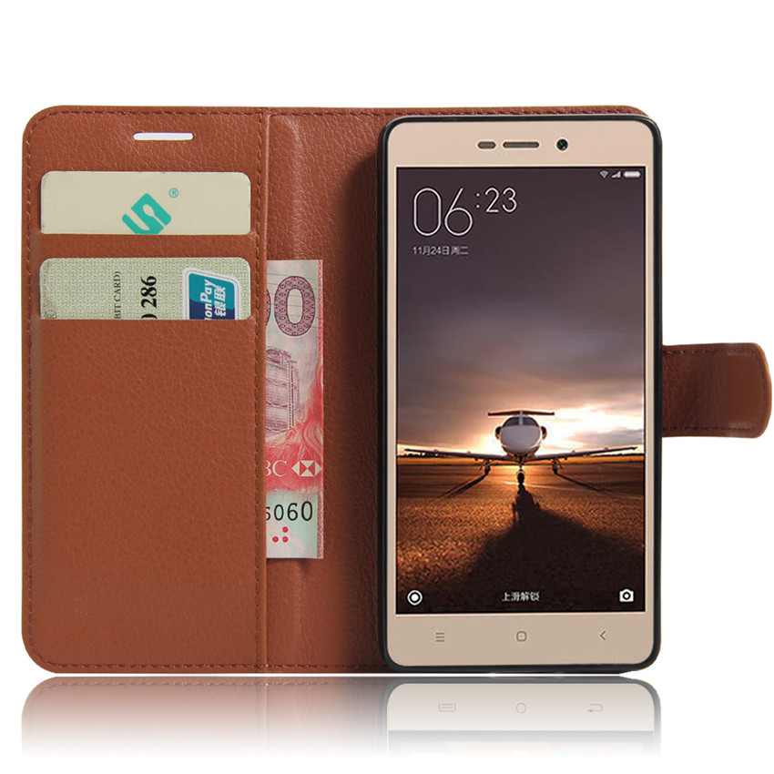 Funda para Xiaomi redmi 3 S, funda para Redmi 3 pro 3 S, funda de piel con tapa de para Xiaomi Redmi 3pro, Funda tipo libro con soporte