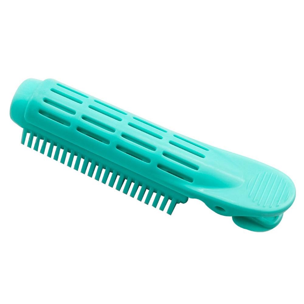 Bigoudi pinces pinces racines Perm tiges style rouleaux moelleux bricolage outils de cheveux léger facilement porter des cheveux partie pour les femmes: Green A 1pc